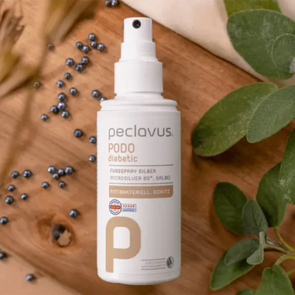 Peclavus PODOdiabetic Fußspray Silber 150ml