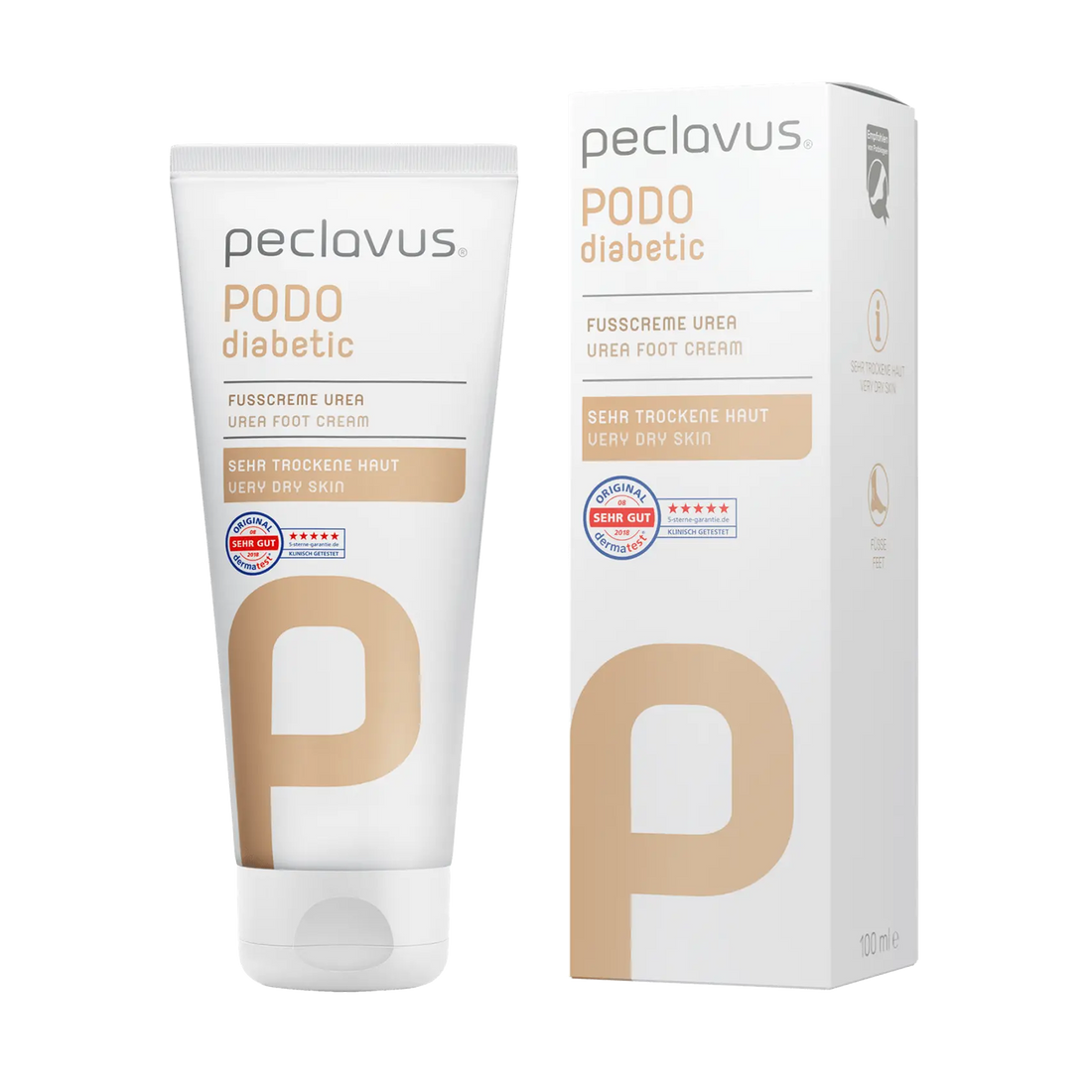 Peclavus PODOdiabetic Fußcreme Urea 100ml
