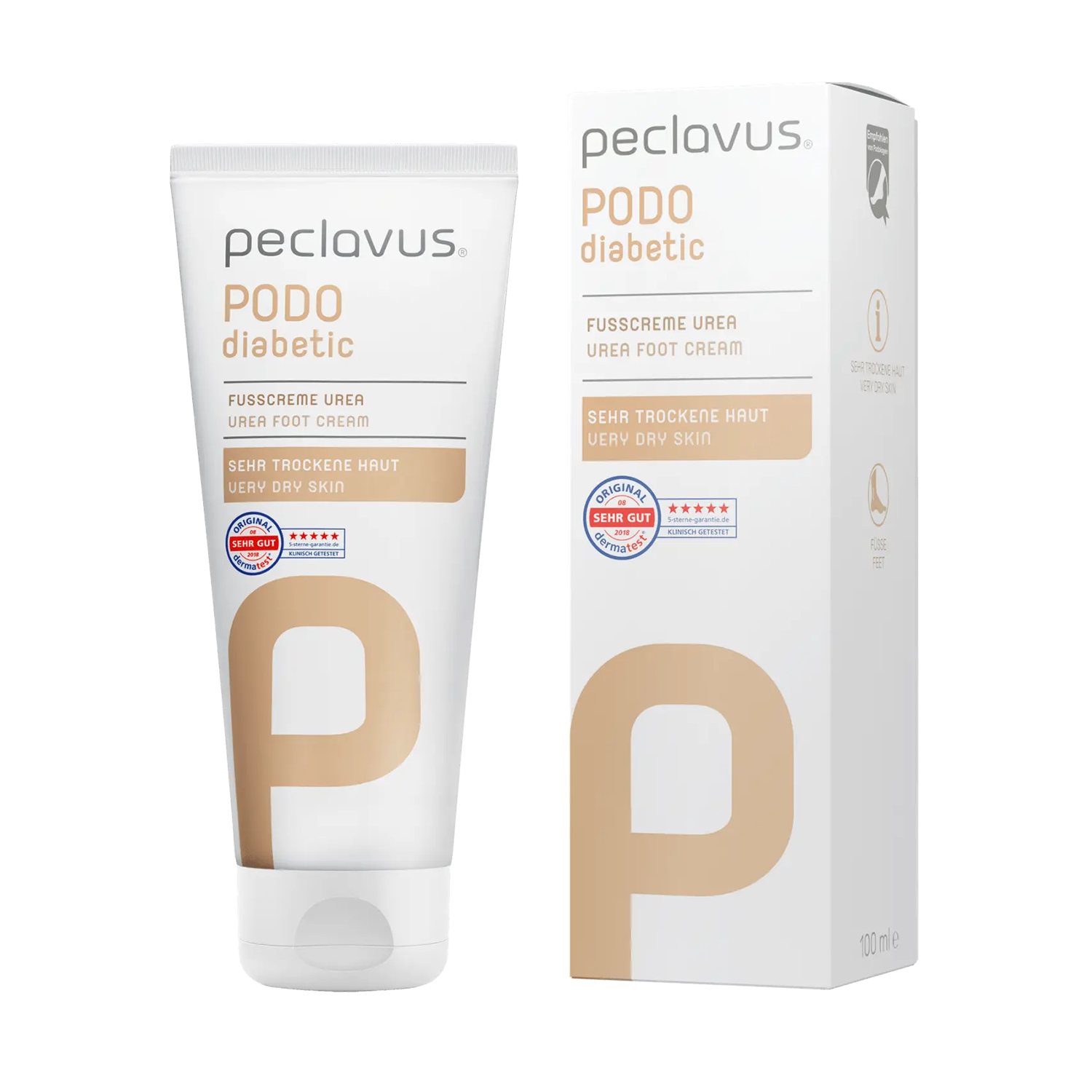 Peclavus PODOdiabetic Fußcreme Urea 100ml