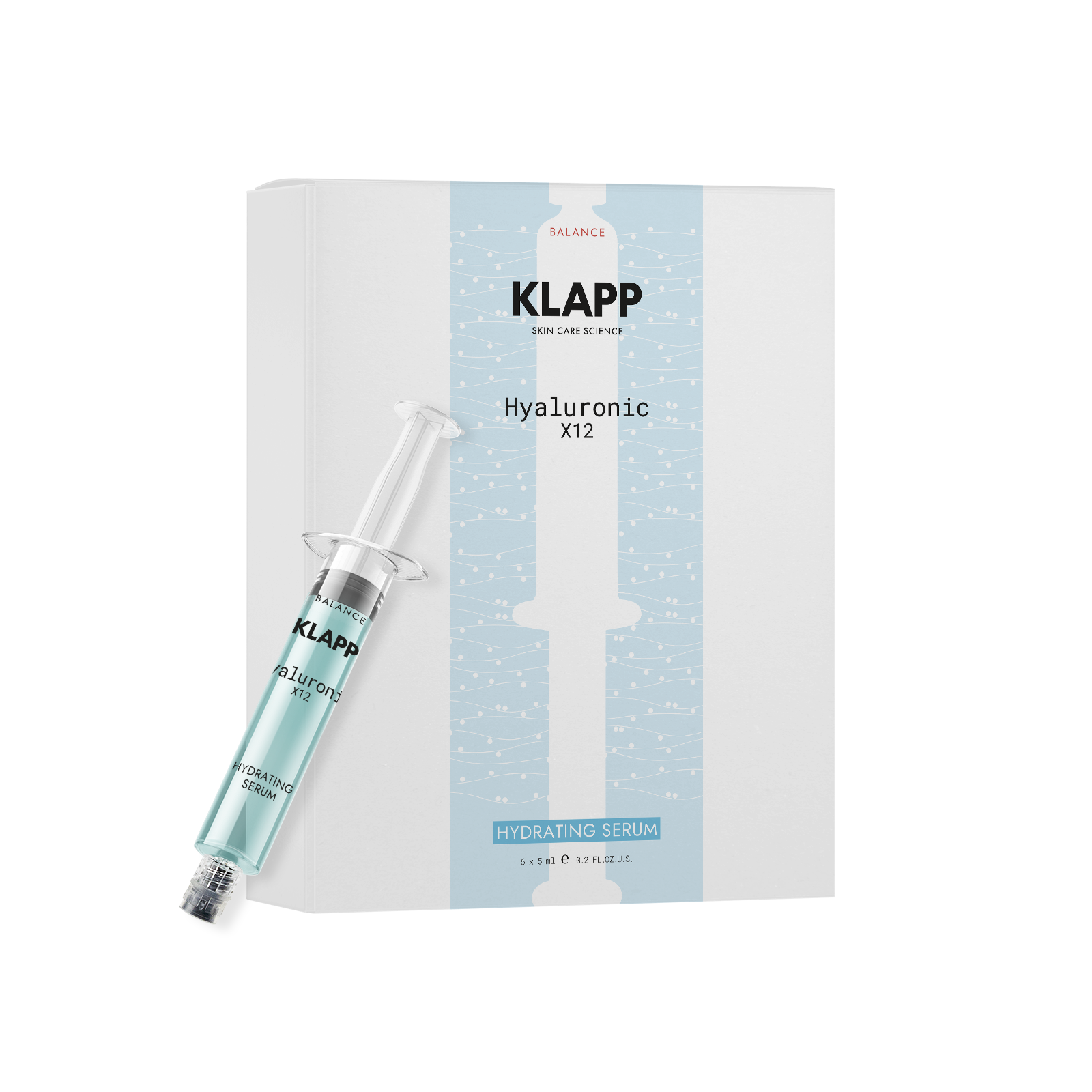 Hyaluronic X12 Hydrating Serum 6 x 5ml von KLAPP