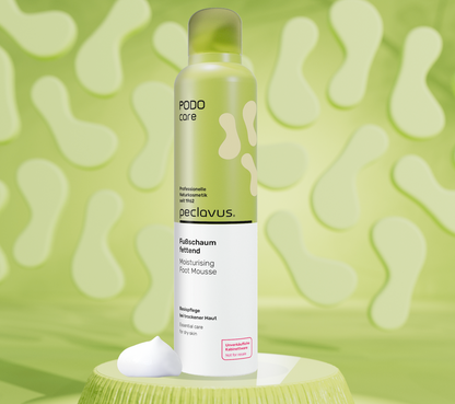 Peclavus PODOcare Fußschaum fettend, trockene Haut 300 ml