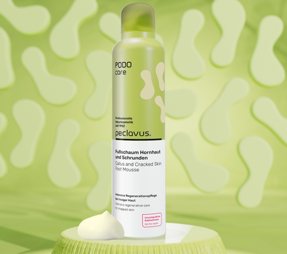 Peclavus PODOcare Fußschaum Hornhaut und Schrunden, rissige Haut 300 ml