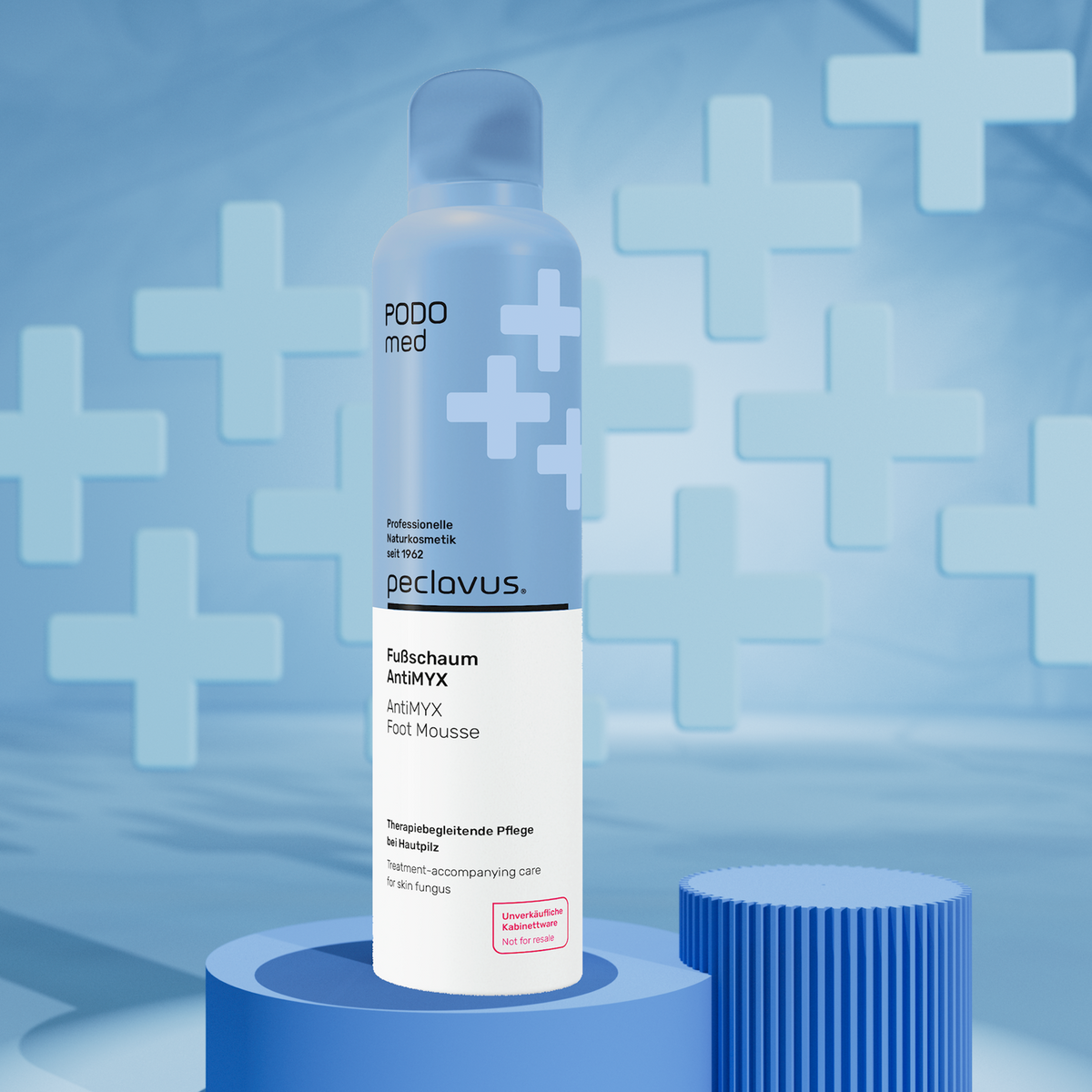 Peclavus PODOmed Fußschaum AntiMYX, pilz- empfindliche Haut 300 ml