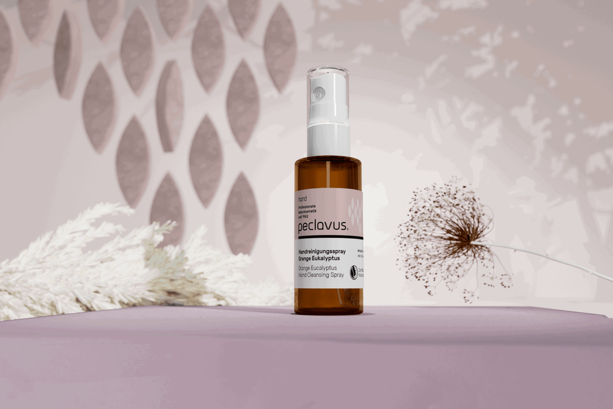 Peclavus hand Handreinigungsspray Orange Eukalyptus 50 ml