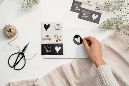 Peclavus Sticker-Set, ø 5 cm 6 Stück