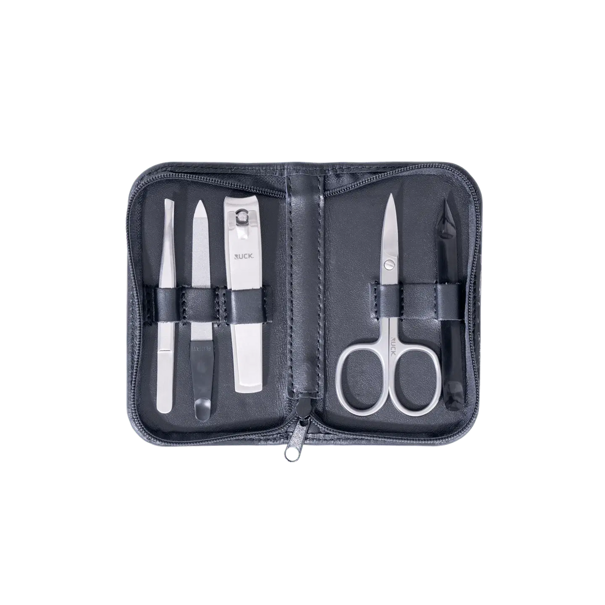 Peclavus Maniküre und Pediküre Etui, schwarz, 5-teilig