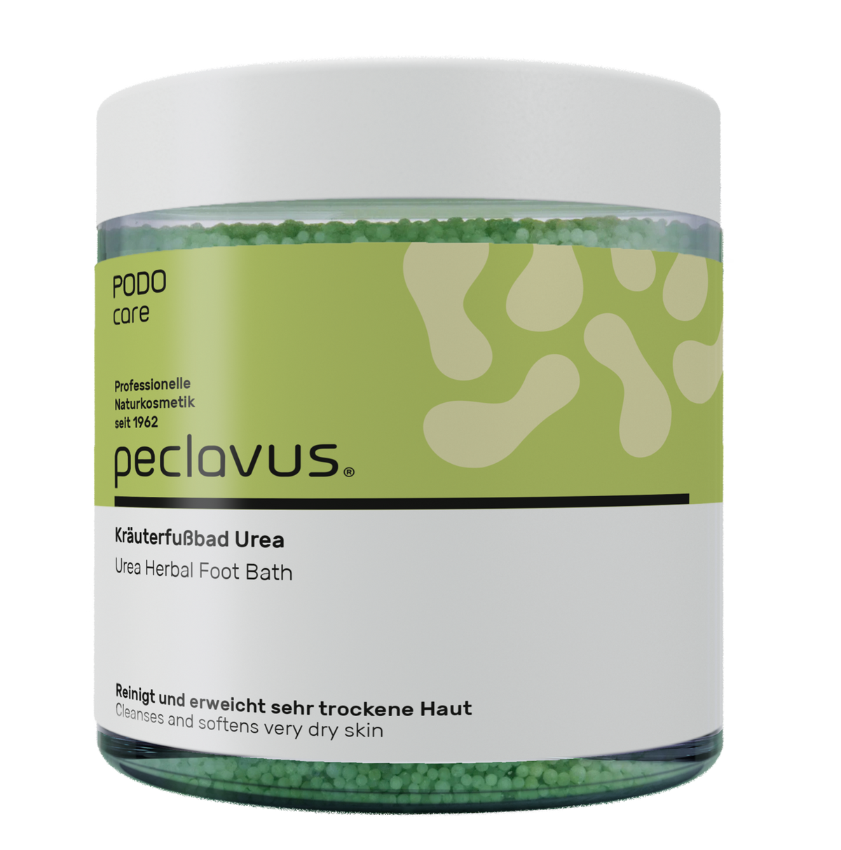 Peclavus PODOcare Kräuterfußbad Urea, sehr trockene Haut 500 g