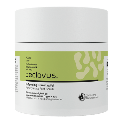 Peclavus PODOcare Fußpeeling Granatapfel, regenerationsbedürftige Haut 250 ml
