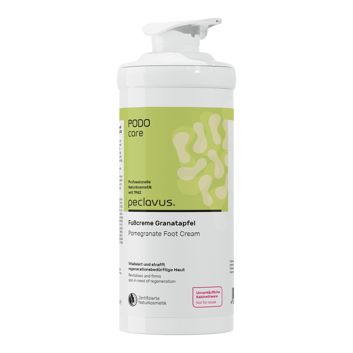 Peclavus PODOcare Fußcreme Granatapfel, regenerationsbedürftige Haut 500 ml