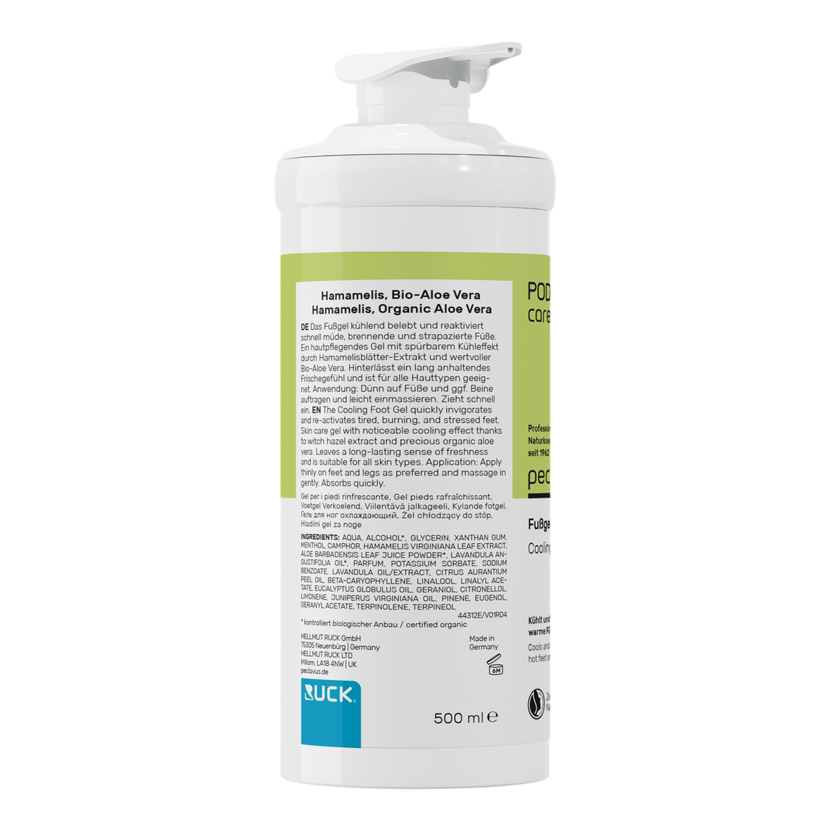 Peclavus PODOcare Fußgel kühlend, warme Füße 500 ml