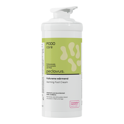 Peclavus PODOcare Fußcreme wärmend, kalte Füße 500 ml