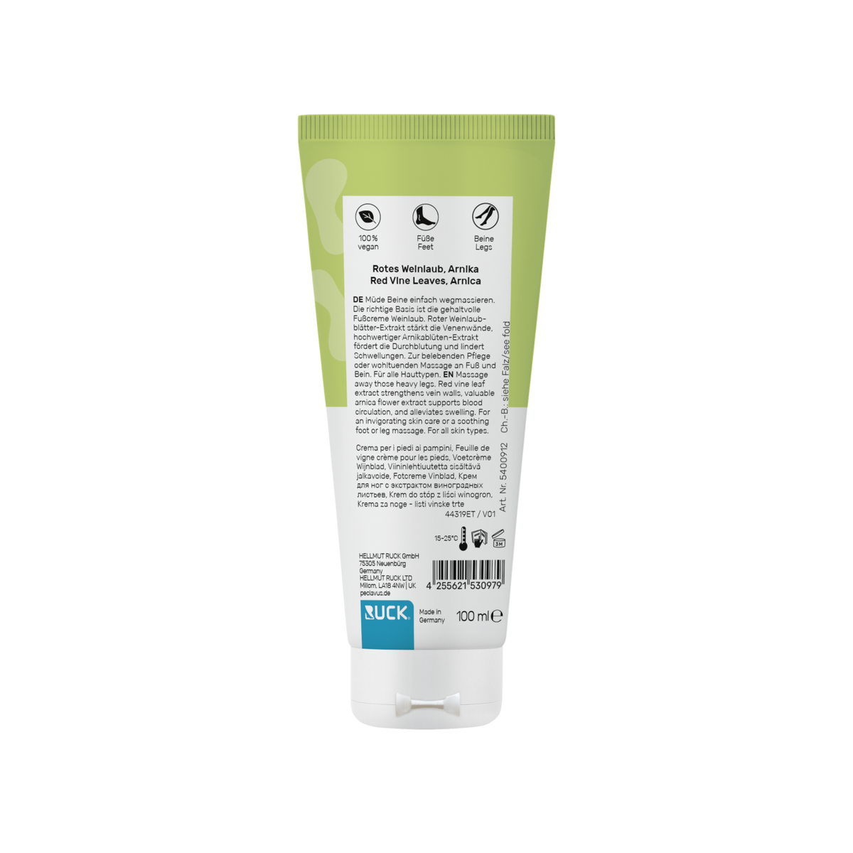 Peclavus PODOcare Fußcreme Weinlaub, müde Füße 100 ml