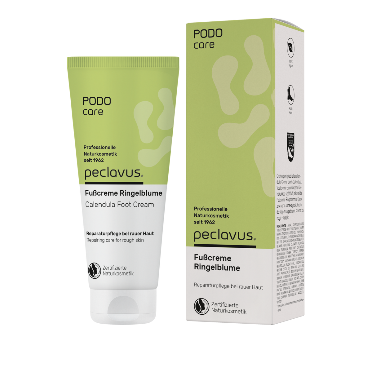 Peclavus PODOcare Fußcreme Ringelblume, raue Haut 100 ml