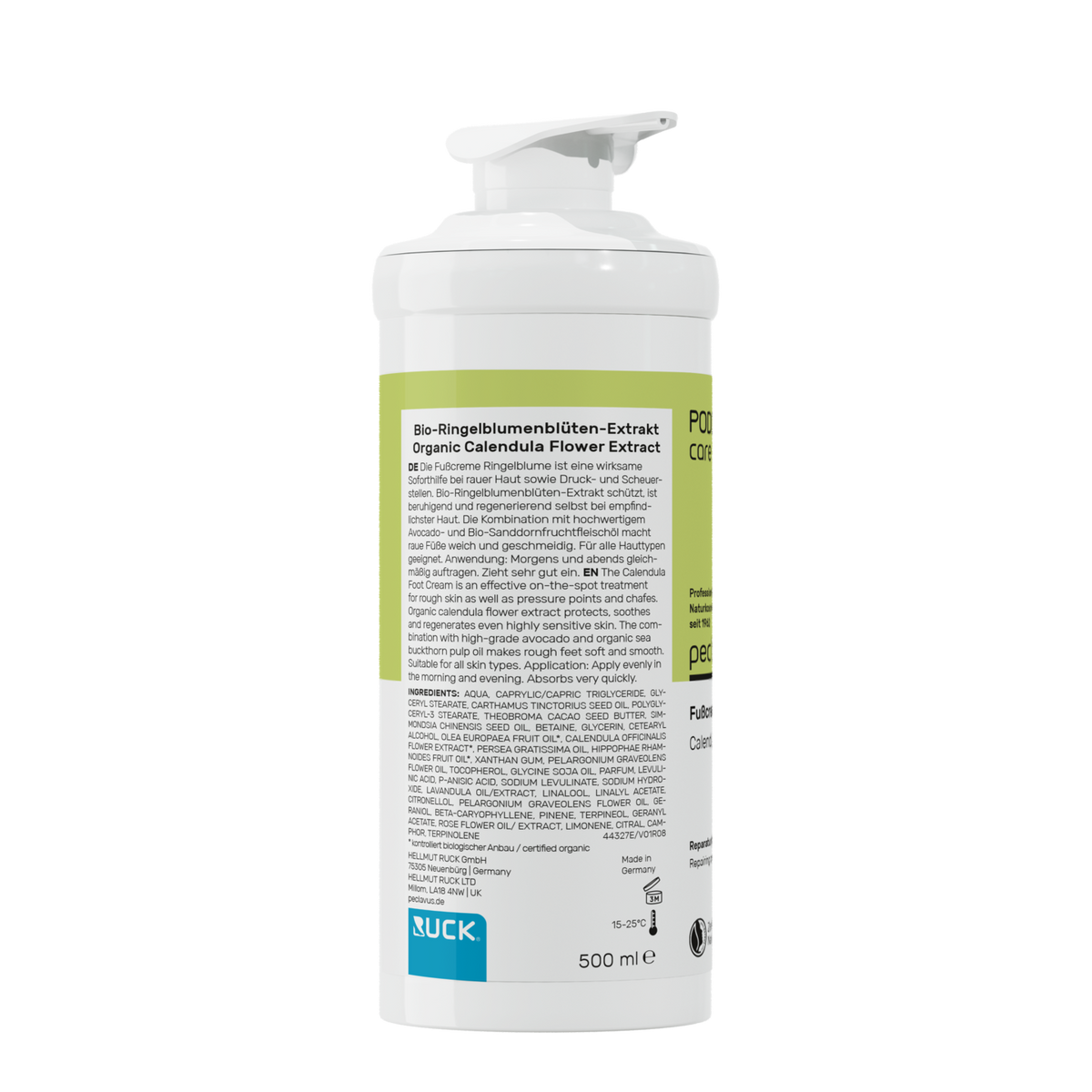 Peclavus PODOcare Fußcreme Ringelblume, raue Haut 500 ml