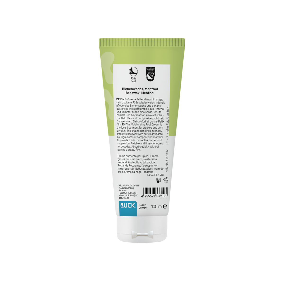 Peclavus PODOcare Fußcreme fettend, sehr trockene Haut 100 ml