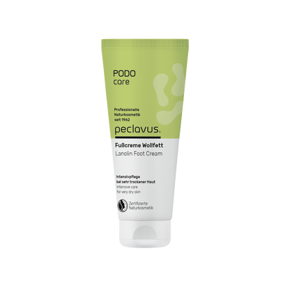 Peclavus PODOcare Fußcreme Wollfett, sehr trockene Haut 100 ml