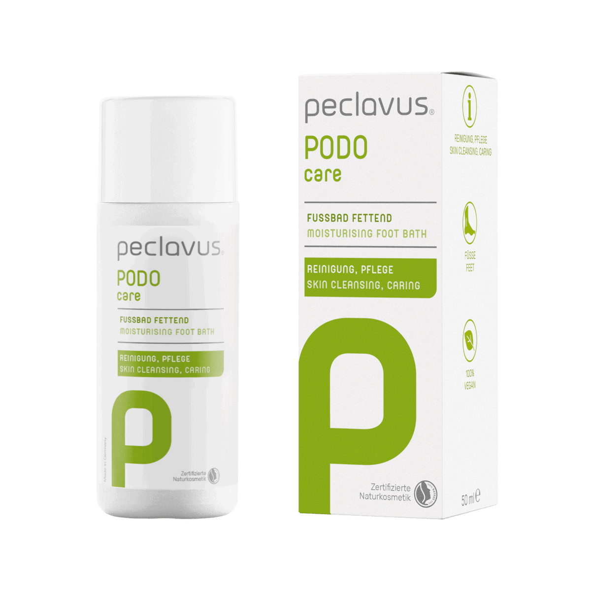 Peclavus PODOcare Fußbad fettend 50 ml