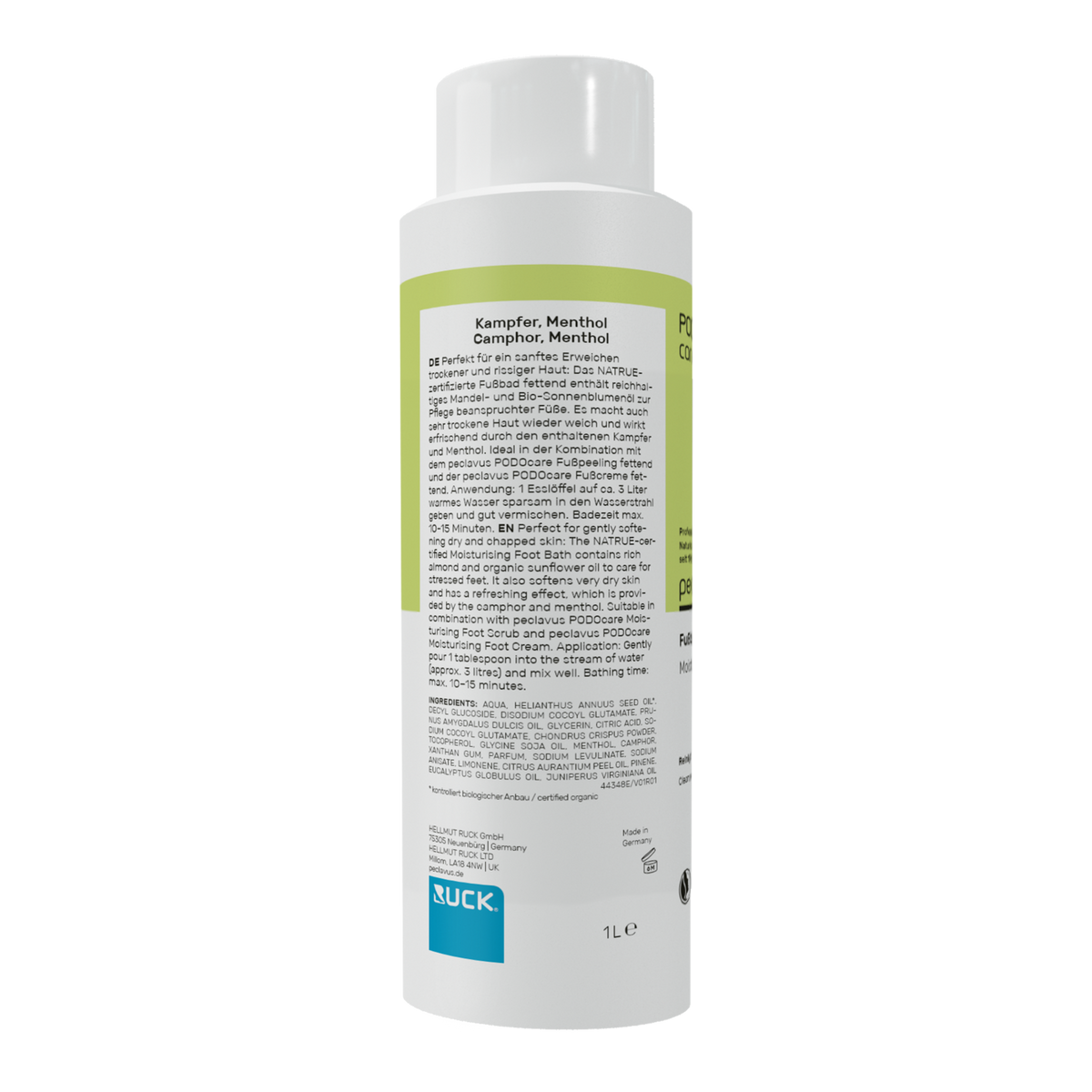 Peclavus PODOcare Fußbad fettend, trockene Haut 1000 ml