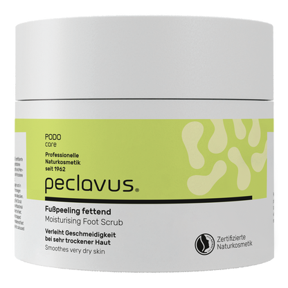 Peclavus PODOcare Fußpeeling fettend, trockene Haut 250 ml