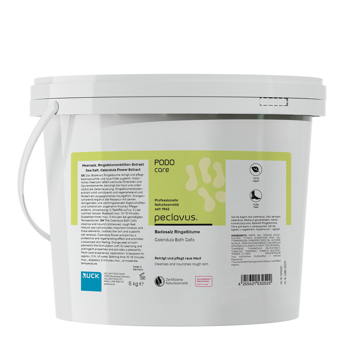 Peclavus PODOcare Badesalz Ringelblume 5 kg