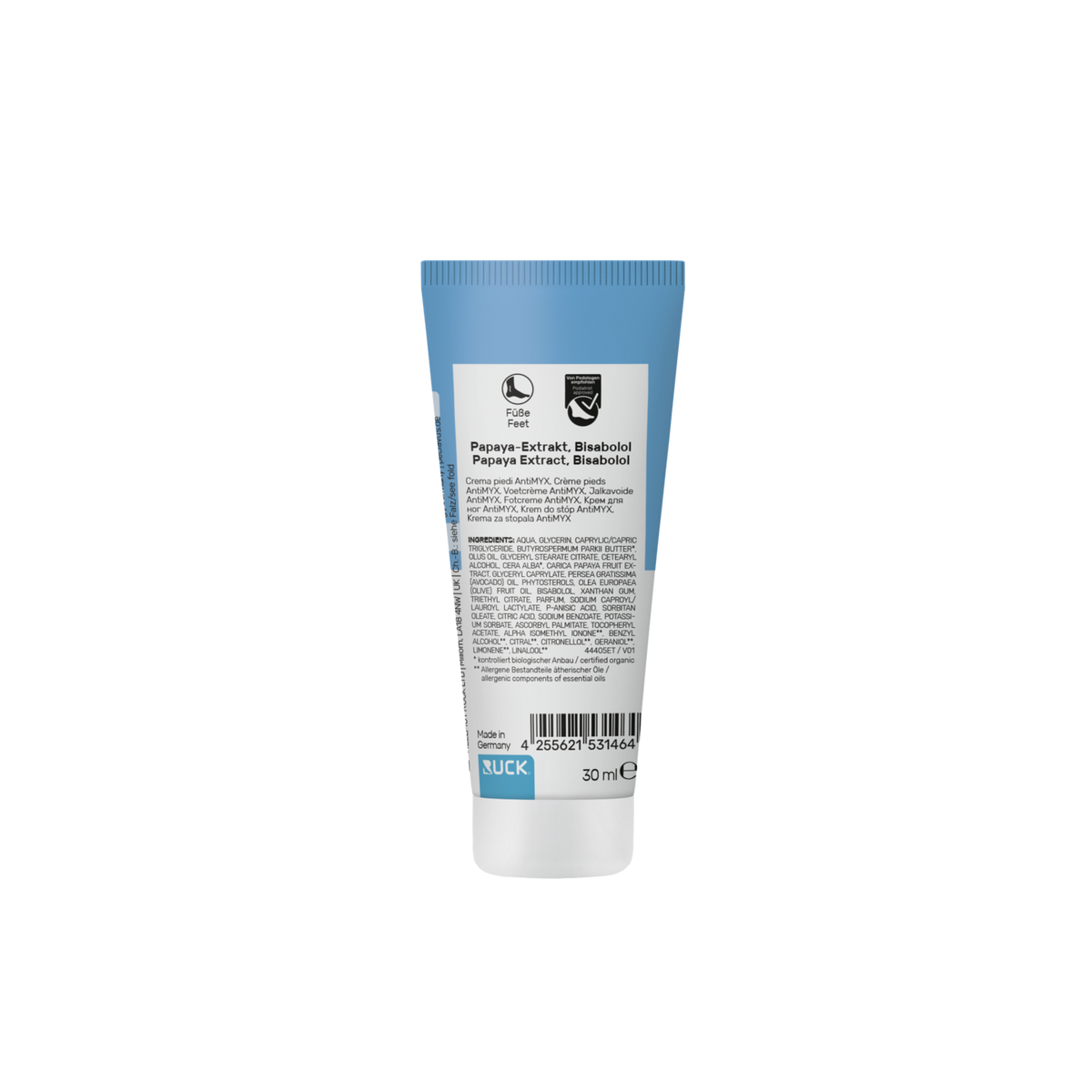 Peclavus PODOmed Fußcreme AntiMYX, pilzempfindliche Haut 30 ml