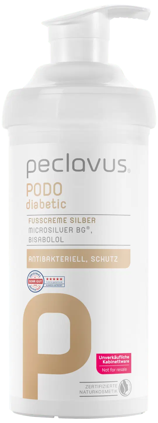 Peclavus PODOdiabetic Fußcreme Silber 500ml