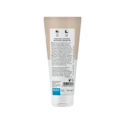 Peclavus PODOdiabetic Fußcreme Teebaumöl, sehr trockene und sensible Haut 100 ml
