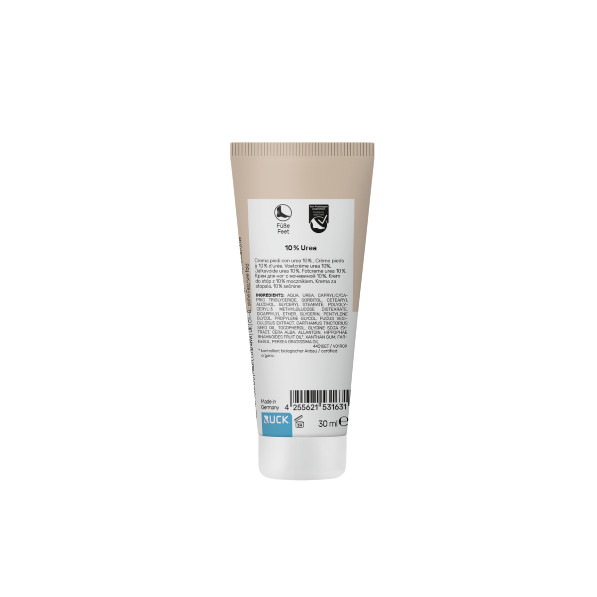 Peclavus PODOdiabetic Fußcreme Urea 10 %, sehr trockene Haut 30 ml