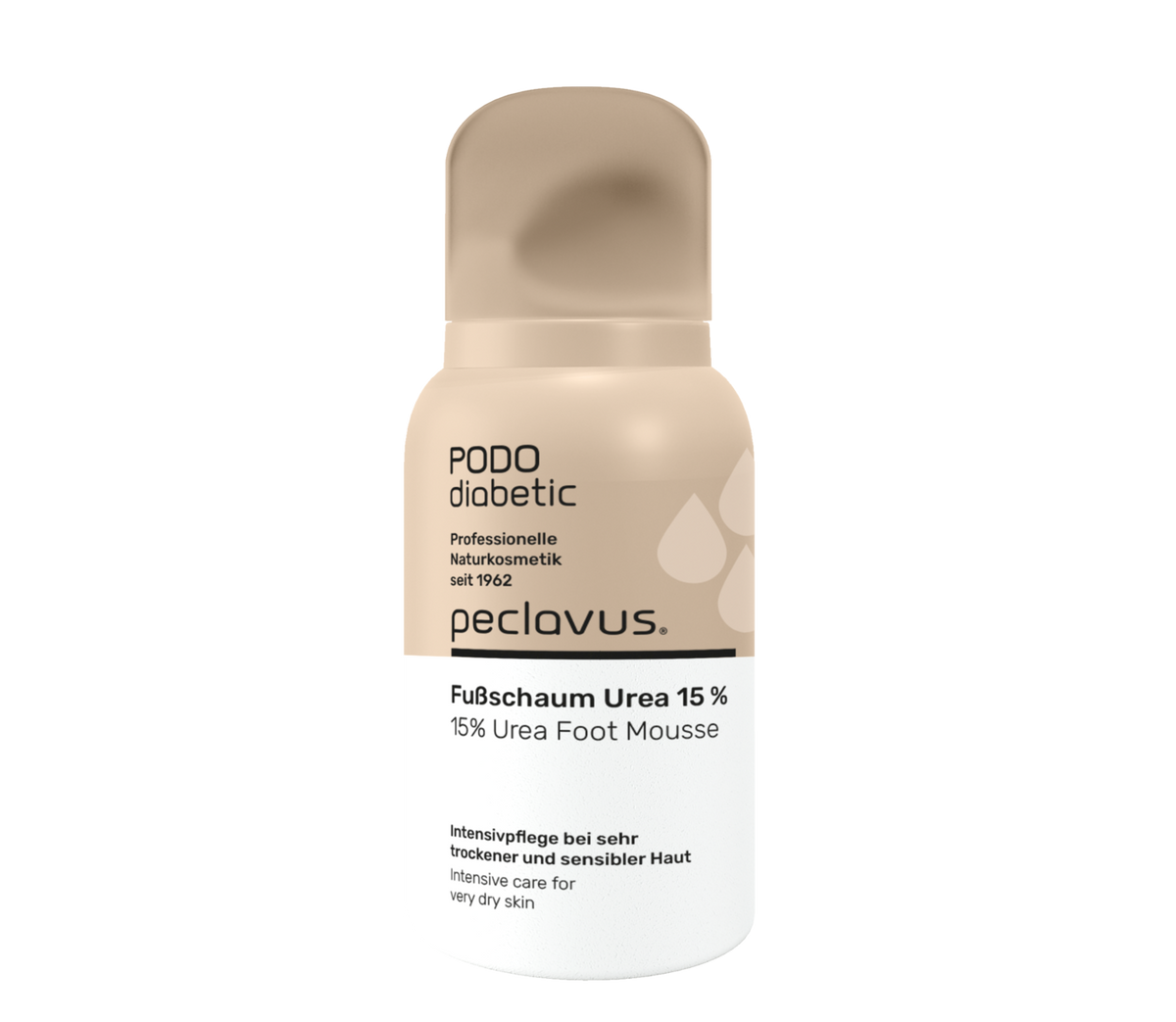 Peclavus PODOdiabetic Fußschaum Urea 15 % sehr trockene Haut 35 ml