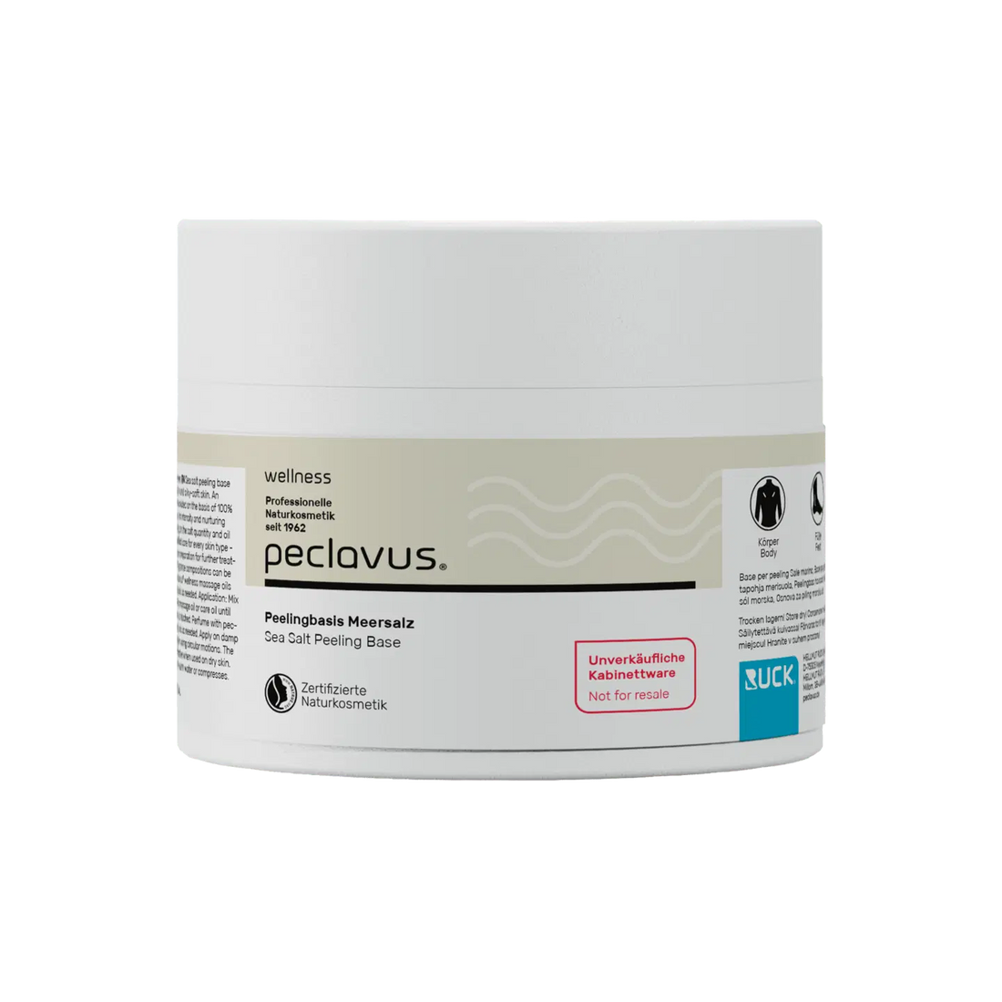 Peclavus wellness Peelingbasis Meersalz | Basis 600g