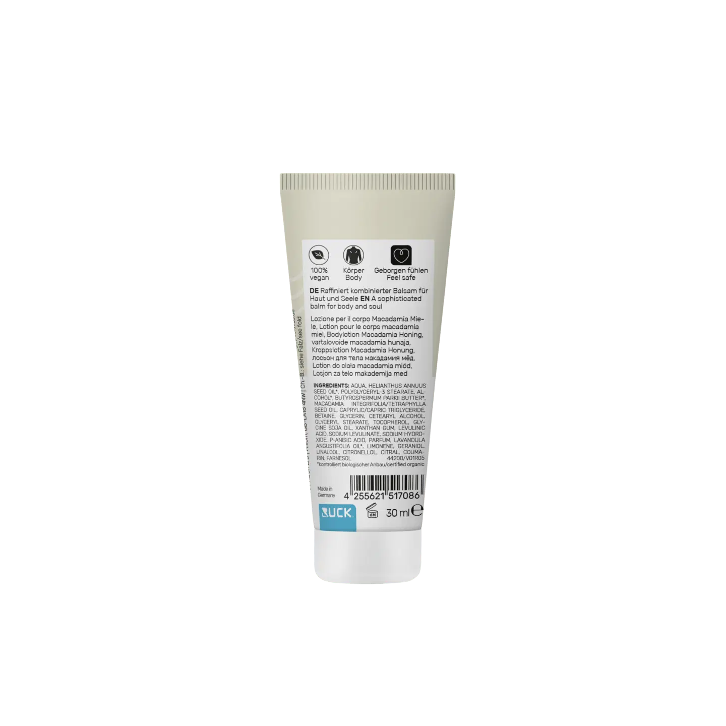 Peclavus hand Handcreme Macadamia Honig | Geborgen fühlen 30ml