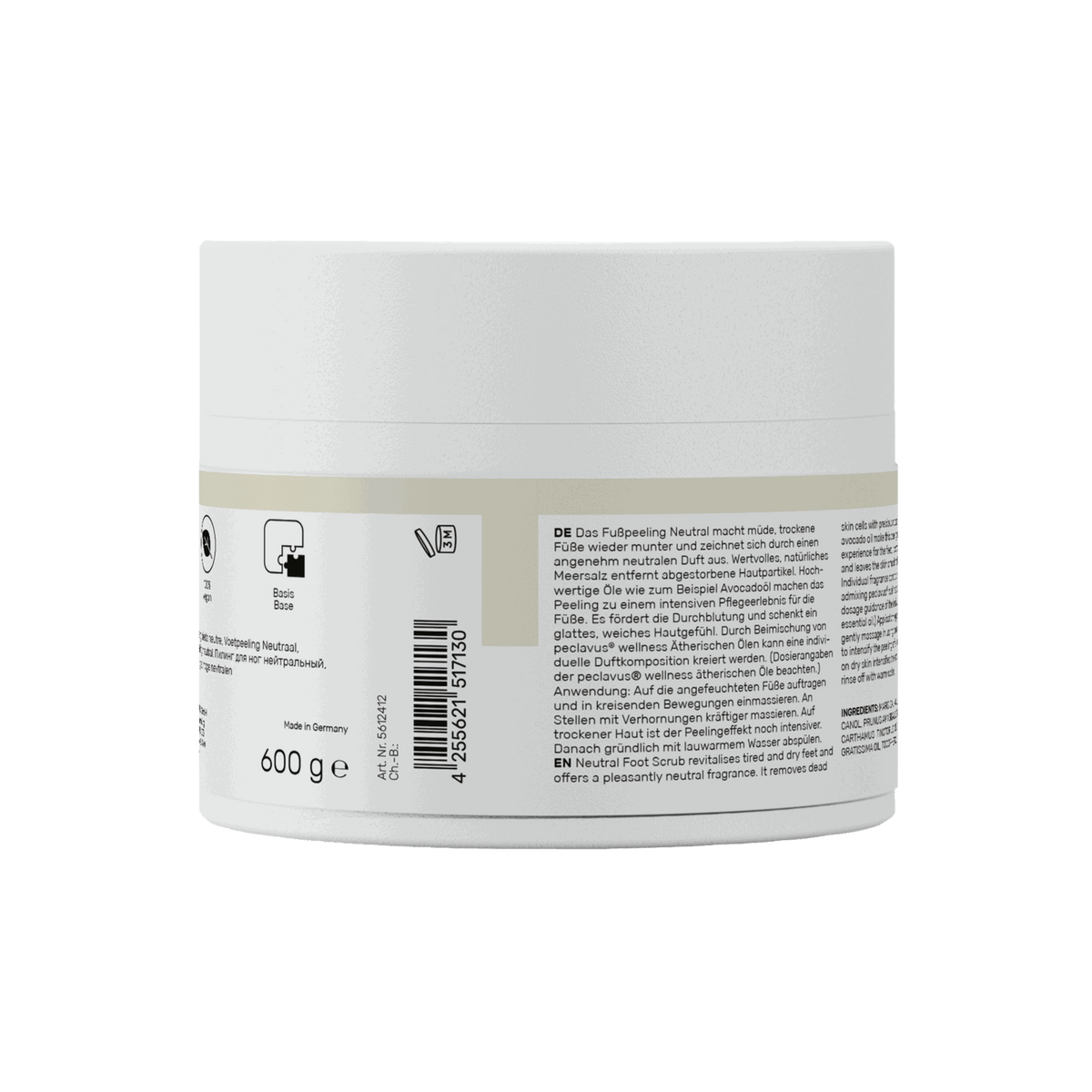 Peclavus wellness Körperpeeling Neutral 500 ml