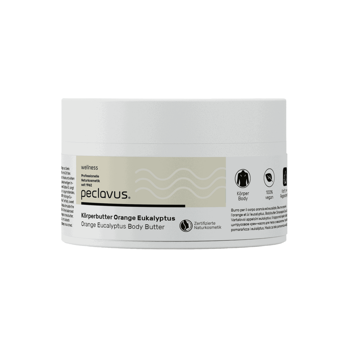 Peclavus wellness Körperbutter Orange Eukalyptus 250 ml