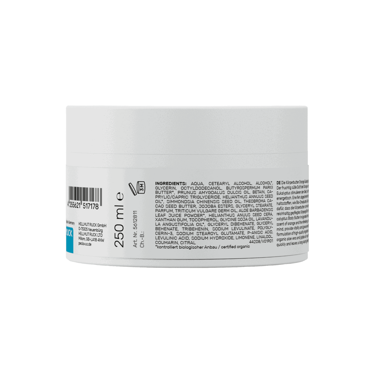 Peclavus wellness Körperbutter Orange Eukalyptus 250 ml