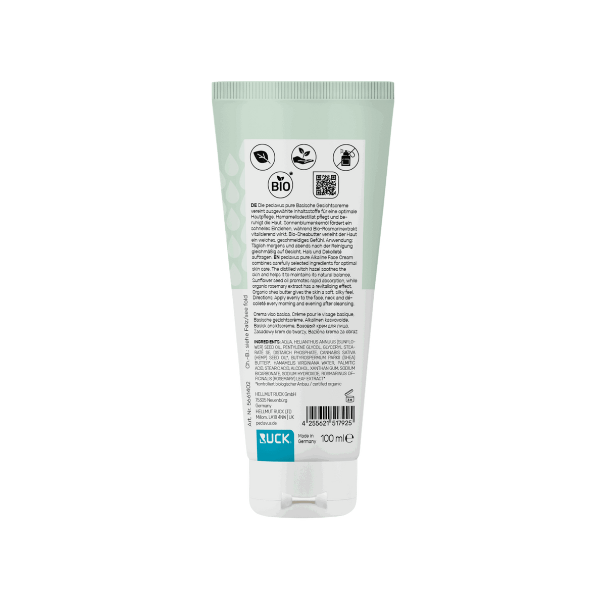 Peclavus pure Basische Gesichtscreme 100 ml