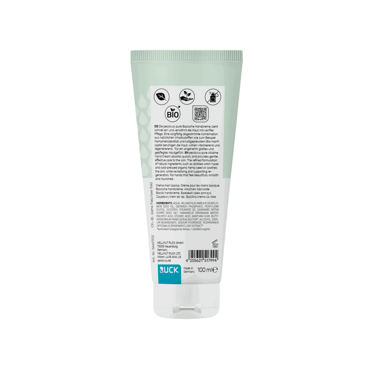 Peclavus pure Basische Handcreme 100 ml