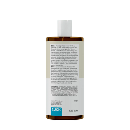 Peclavus wellness Massageöl Lavendel Vanille 500ml