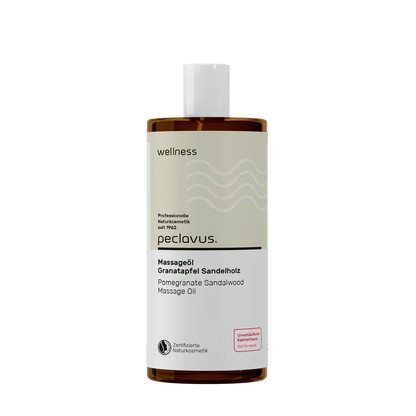 Peclavus wellness Massageöl Granatapfel Sandelholz 500ml