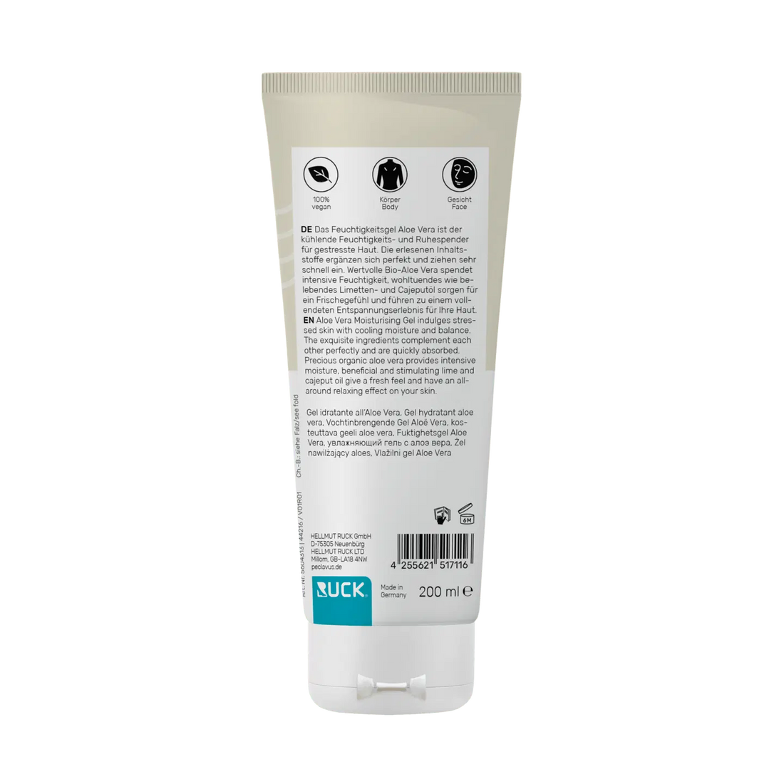 Peclavus wellness Feuchtigkeitsgel Aloe Vera 200ml