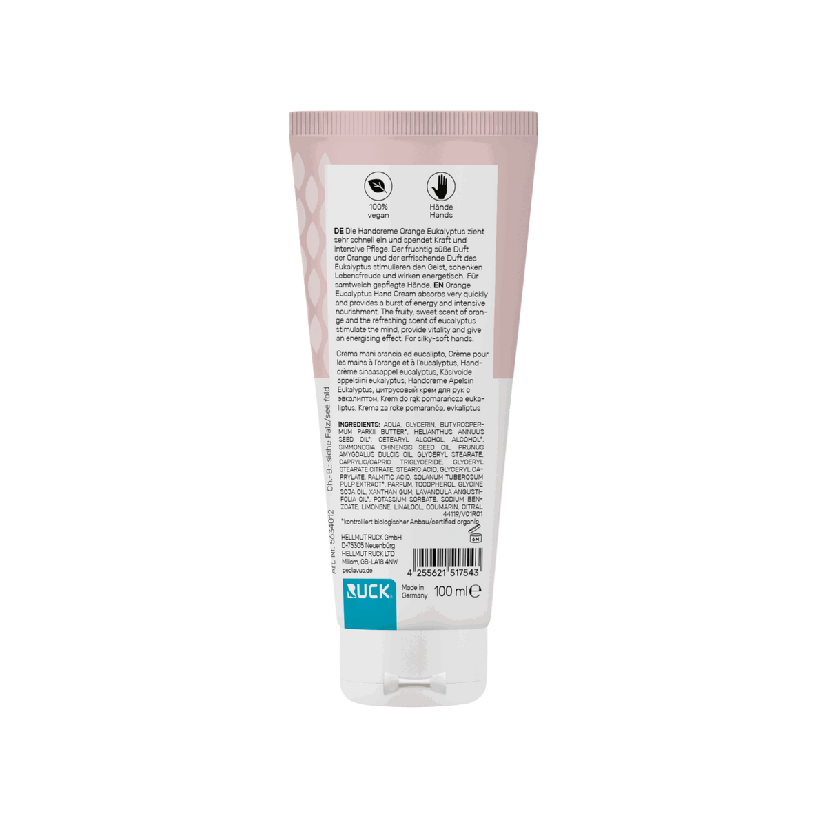 Peclavus hand Handcreme Orange Eukalyptus 100 ml