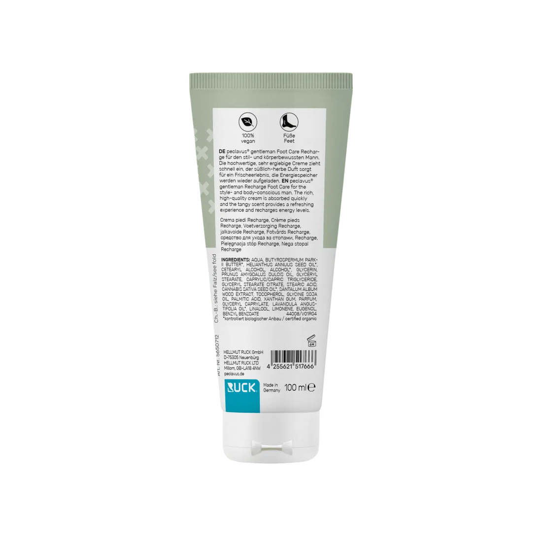 Peclavus gentleman Foot Care Recharge 100ml