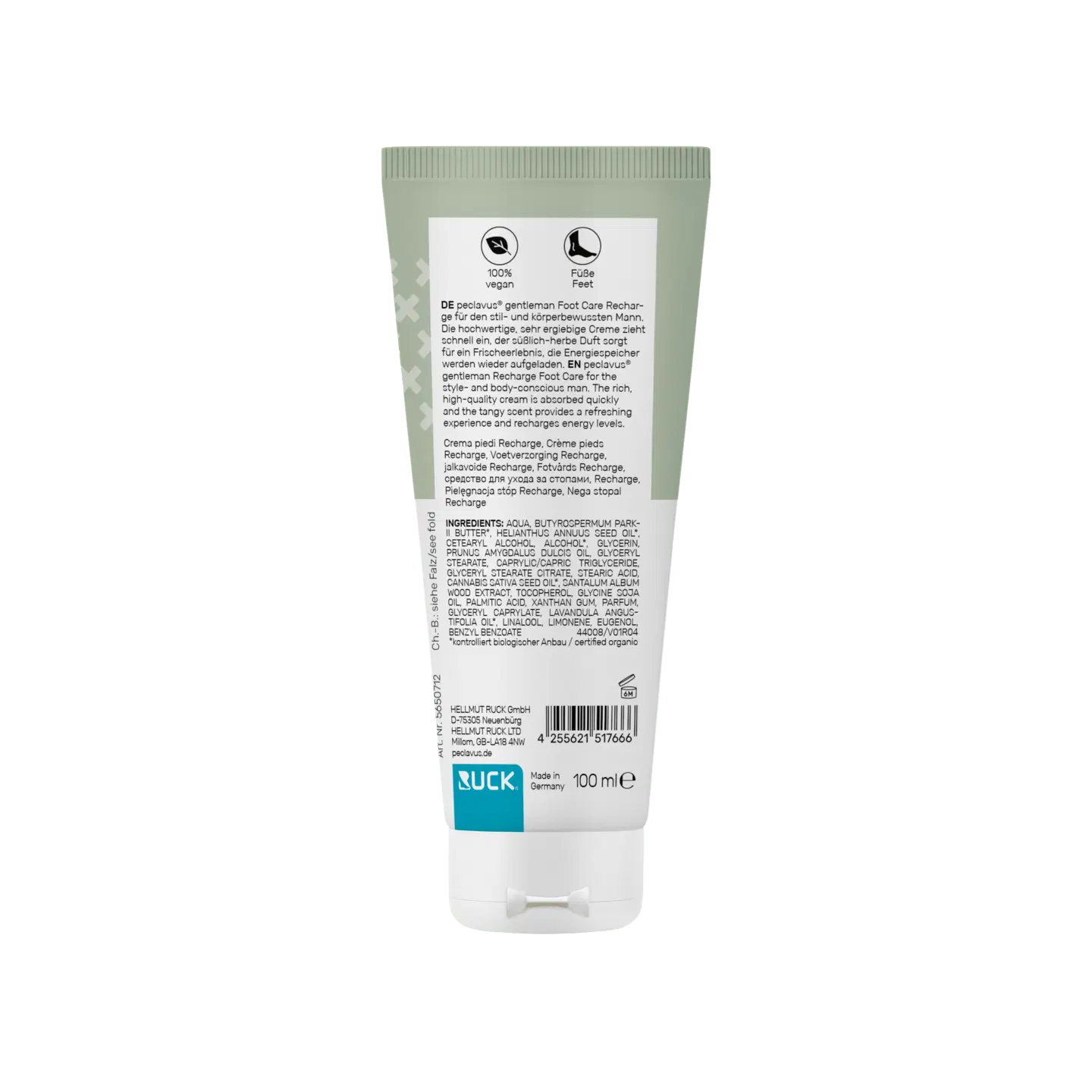 Peclavus gentleman Foot Care Recharge 100ml