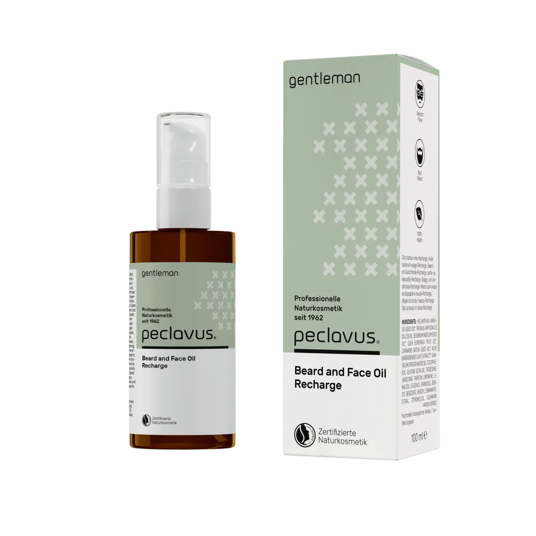 Peclavus gentleman Beard and Face Oil Recharge 100ml