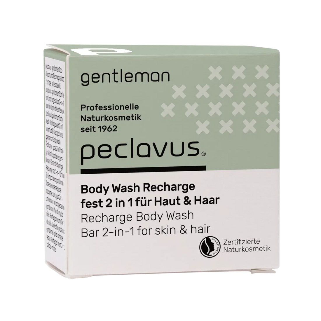Peclavus gentleman Body Wash Recharge fest 2 in 1 für Haut &amp; Haar, 30 gr