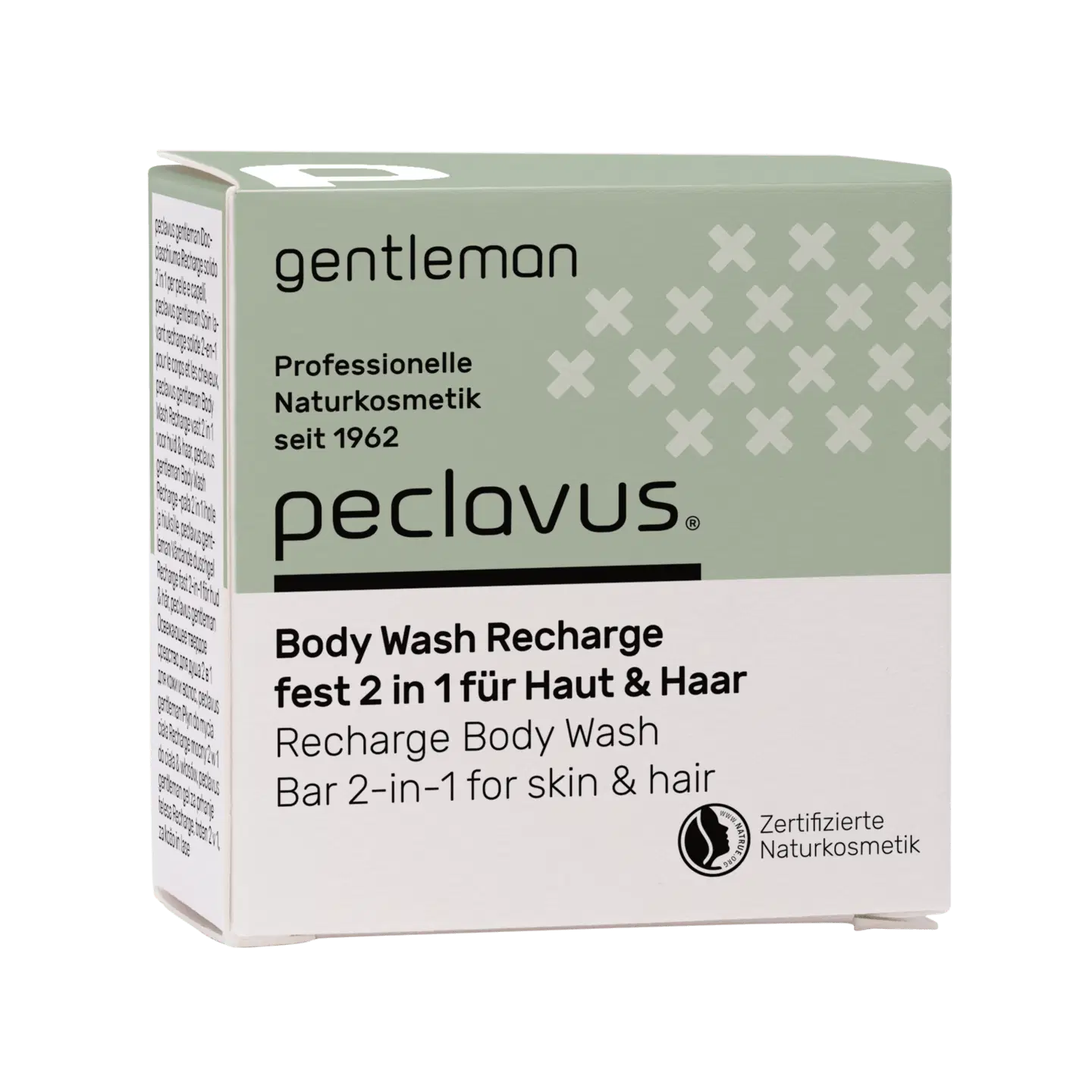 Peclavus gentleman Body Wash Recharge fest 2 in 1 für Haut &amp; Haar, 30 gr
