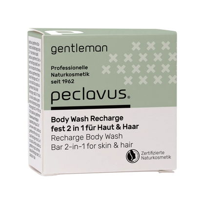 Peclavus gentleman Body Wash Recharge fest 2 in 1 für Haut &amp; Haar, 30 gr
