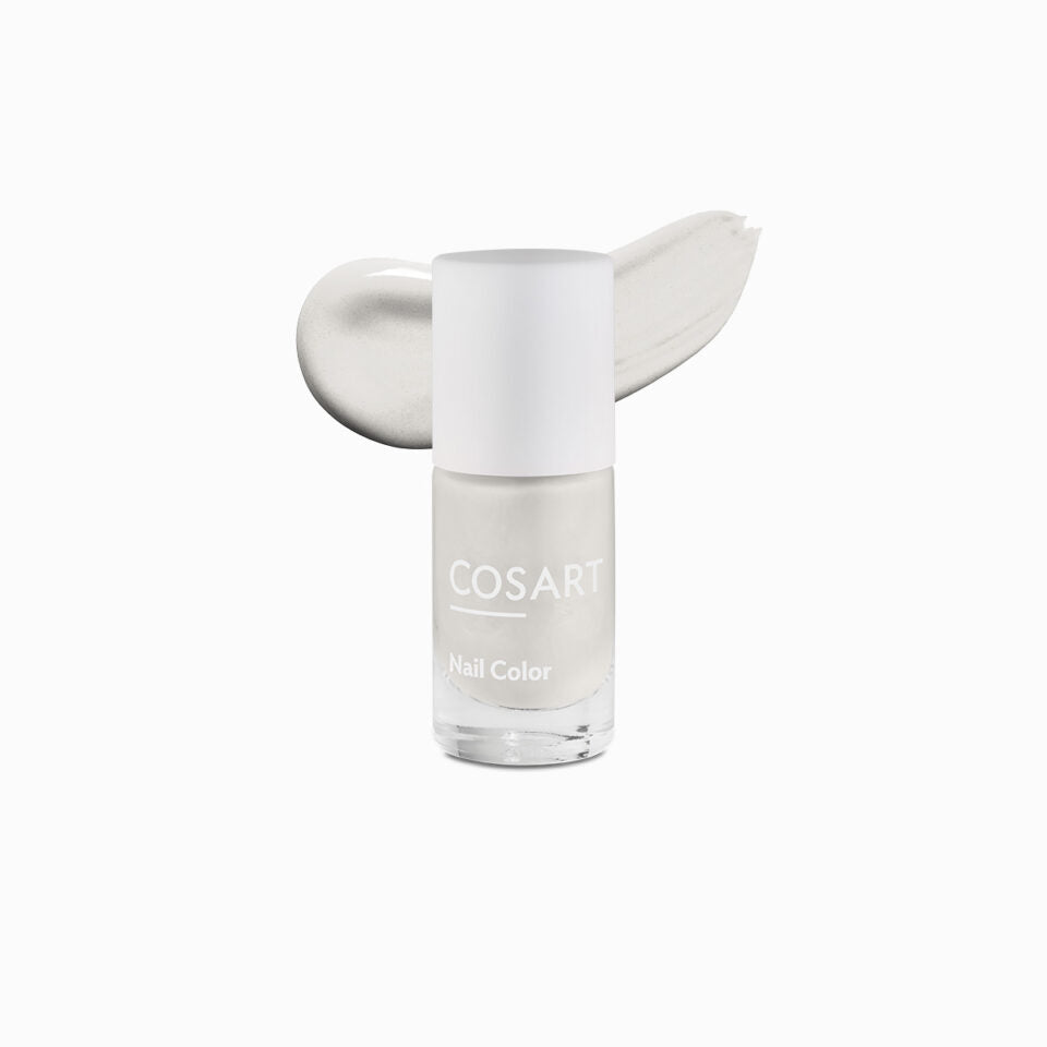 COSART Nail Color 20+free White Silver – glänzend N547