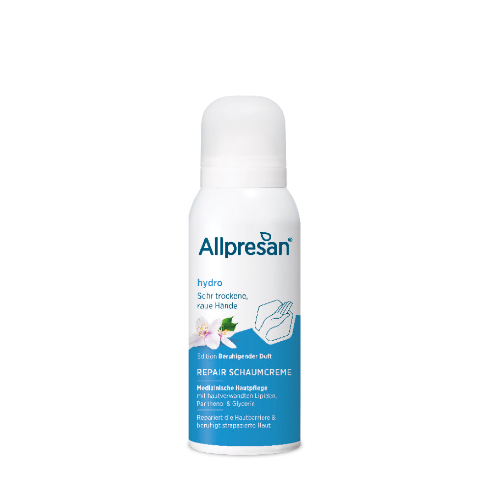 Allpresan Derma med Repair Schaum-Creme HAND Intensivpflege mit beruhigendem Duft 100 ml