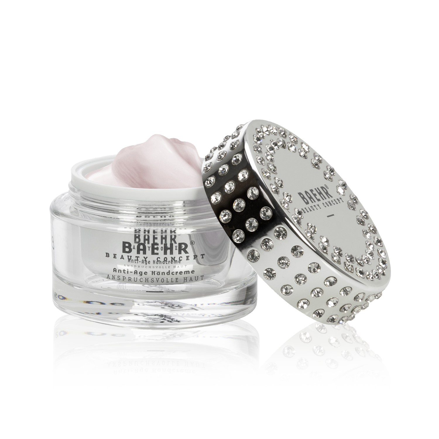 BAEHR Anti-Age Handcreme im Strasstiegel 50 ml – geöffnet