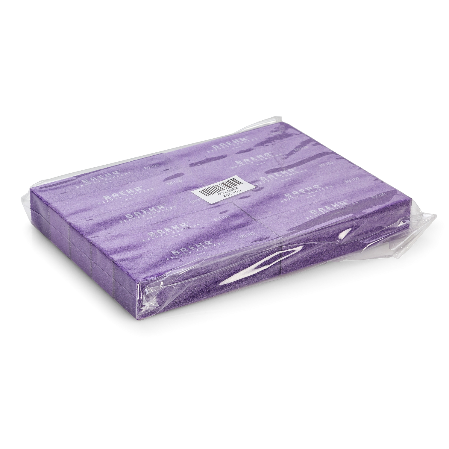 BAEHR BEAUTY CONCEPT Feilblock violett Körnung 80/100 10 Stk.